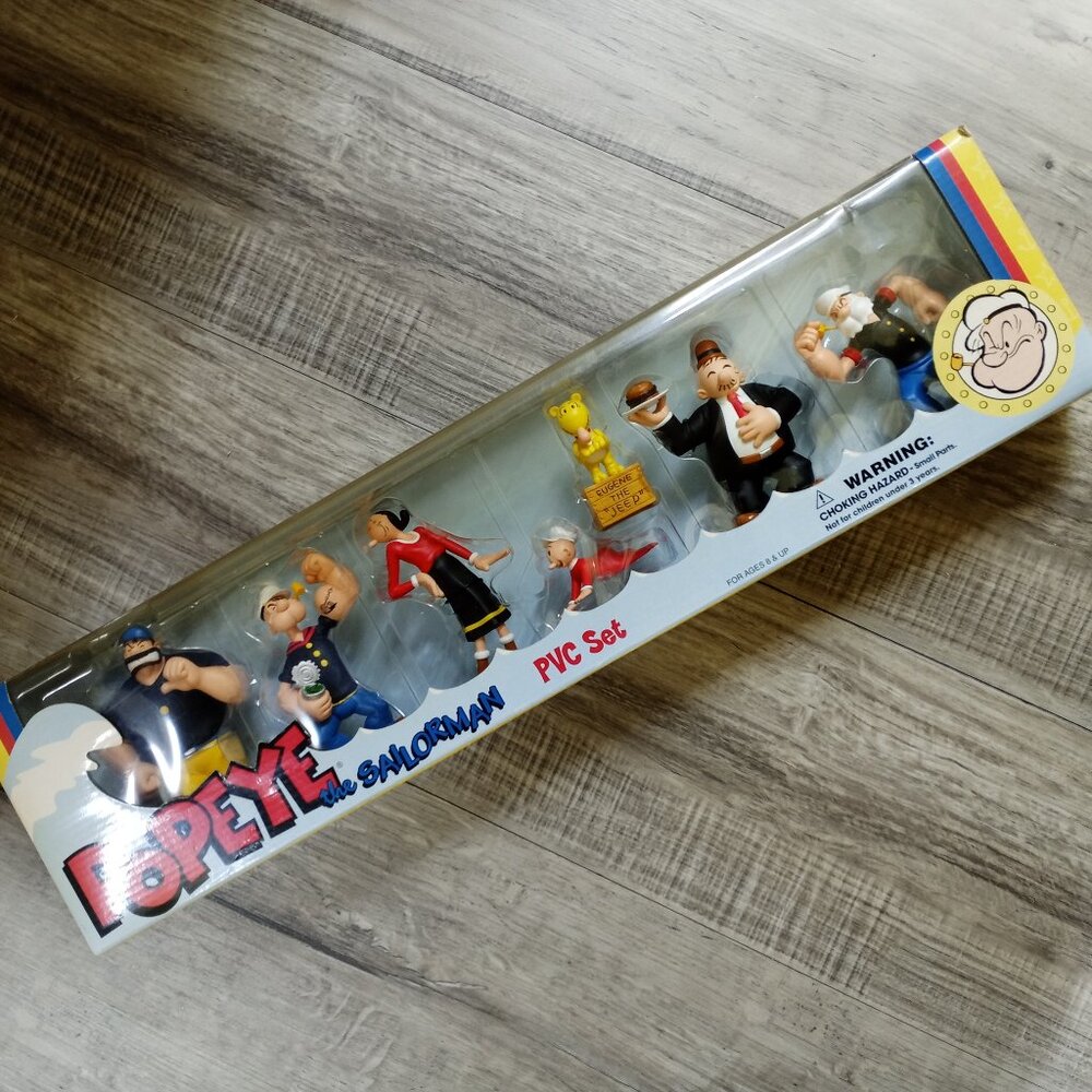 Dark Horse Popeye the Sailorman PVC 7 Figure Set